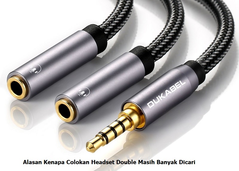 colokan headset double